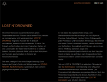 Tablet Screenshot of lostndrowned.com